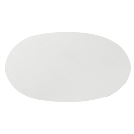 Commercial Recyclable Lid | 500ml Oval Foil Container Lid | 200 Pack | Fiesta HW084