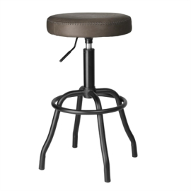 Commercial High Bar Stool | PU Leather Bar Chair | Mocha Finish | Bolero HW291