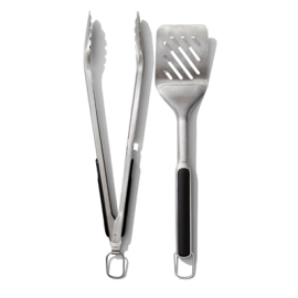 Grilling Tong and Turner Set | BBQ Utensil Set | Stainless Steel | Oxo GG HW663
