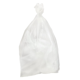 Commercial Heavy Duty Bin Bags | Clear Rubbish Sacks | 160L Capacity | Jantex HW686