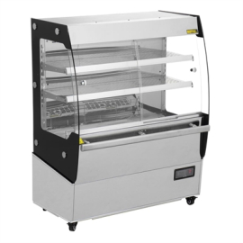 Commercial Heated Multideck Display | Freestanding Hot Food Merchandiser | 4 Tier | Buffalo HW922