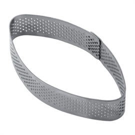 Commercial Stainless Steel Mould | Elliptic Cake Mould | 100x55x20mm | Pavoni HX563