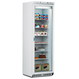 Commercial Glass Door Freezer | Single Door Upright Freezer | 360L Capacity | Mondial Elite ICEN40