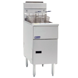 Commercial Gas Fryer | Twin Basket Fryer | Single Tank 4 Burner | Pitco SG14S