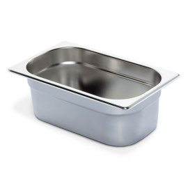 Modena Stainless Steel 1/4 Gastronorm Pan 100mm