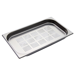Perforated Gastronorm Pan | GN 1/1 Container | 40mm Depth | Stainless Steel