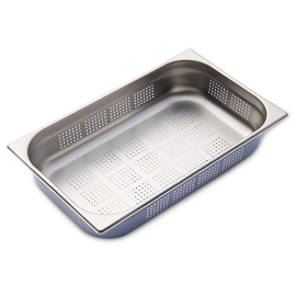 Commercial Perforated Gastronorm Pan | GN Container | 1/1 x 100mm Depth | Generic GN1-1-100P