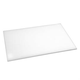 High Density Chopping Board | White Cutting Board | Standard Size | Hygiplas J016