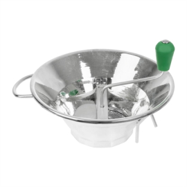 Professional Moulin | Tinned Steel Manual Food Mill | Rotary Strainer | Tellier J165