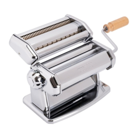 Commercial Pasta Machine | Manual Pasta Maker | 6.5mm Tagliatelle Cutter | Imperia iPasta Classica JA369