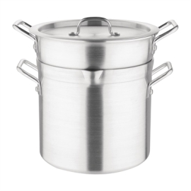 Commercial Double Boiler | Aluminium Bain Marie | 10 Litre Capacity | Vogue K645