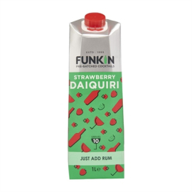 Commercial Strawberry Daiquiri Mixer | Cocktail Mix | 1 Litre Bottle | Funkin KA264