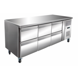 King KRD6 Six Drawer Counter Fridge Chiller