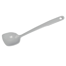 Long White Serving Spoon | Chef Spoon | Melamine Kitchen Utensil | L294