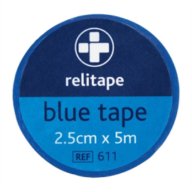 Blue Adhesive Tape | Detectable Sticky Tape | Food Safe Catering | L473