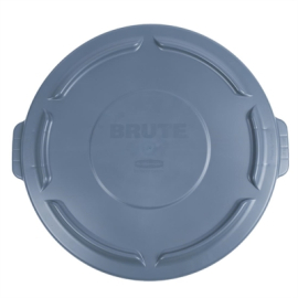 Commercial Waste Container Lid | Brute Snap On Lid | Grey 121 Litre | Rubbermaid L642