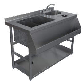 Modular Bar Cocktail Station | Beverage Preparation Unit | 1200mm x 594mm