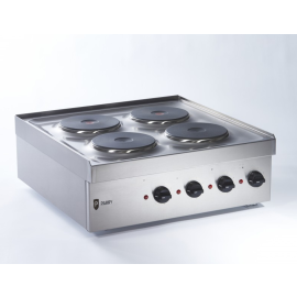 Commercial 4 Ring Electric Hob | Professional Electric Cooktop | 4x2kW Power | Parry N1871