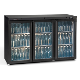Commercial Bottle Cooler | Triple Door Undercounter Fridge | 315L Capacity | Gamko LG3/315G