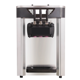 Commercial Ice Cream Machine | Table Top Soft Serve Machine | Twin Twist Flavour with Air Pump | Nice Ice NT15