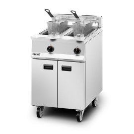 Commercial Gas Twin Tank Fryer | Free-standing Deep Fat Fryer | 2 Baskets | Lincat OG8111