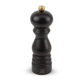 Dark Wood Salt Mill | Wooden Salt Grinder | 7-inch Height | Peugeot P025