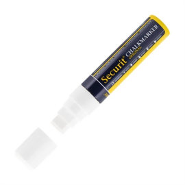 Liquid Chalk Pen White | Chalk Marker | 15mm Tip | Securit P538