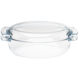 Oval Glass Casserole Dish | Pyrex Baking Dish | 4.5 Litre Capacity | Pyrex P591