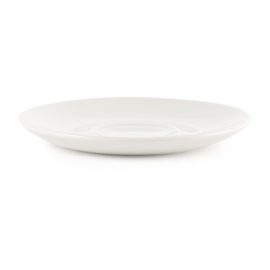Saucers | White Porcelain Saucers | 160mm Diameter | Churchill P884