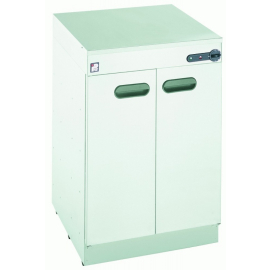 Commercial Double Door Plate Warmer | Heated Plate Cabinet | 80-100 Plate Capacity | Parry 1869