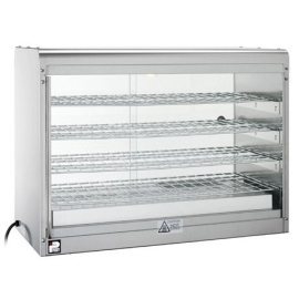 Commercial Pie Warmer | Hot Food Display | Curved Glass Design | Parry CPC1