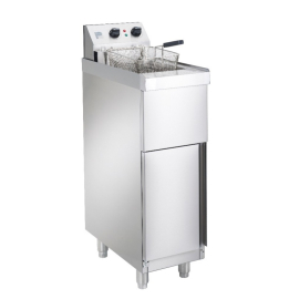Commercial Electric Fryer | Single Tank Free Standing Fryer | Single Basket | Parry NPSPF6
