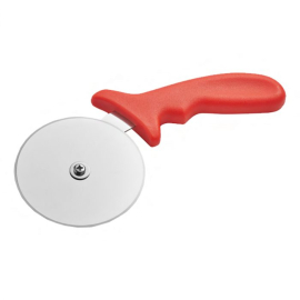 Pizza cutter, 4 wheel, red handle PC.04.R