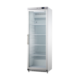 Commercial Upright Fridge | Single Glass Door Refrigerator | 336 Litre Capacity | Best Frost BR400G