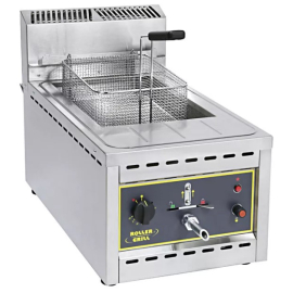 Commercial LPG Fryer | Single Tank Countertop Fryer | Single Basket | Roller Grill RFG12