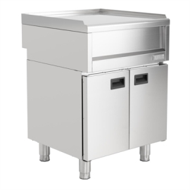 Buffalo 600 Series Neutral Prep Counter with Cupboard 600mm