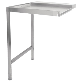 Pass Through Dishwasher Table | Commercial Catering Table | Left Hand Self Assembly | 650-1100mm Width | Classeq