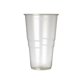 Disposable Pint Glass | Plastic Beer Glass | 20oz To Line | U384