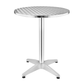 Round Bistro Table | Outdoor Cafe Table | Weather Resistant Grey | Bolero U426