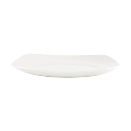 X Squared Plates | Churchill Square Plates | 215mm White Porcelain | Churchill W890