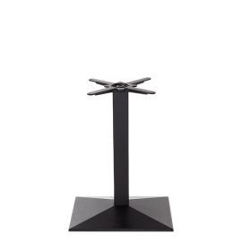 Cast Iron Table Base | Pyramid Rectangular Base | Single Pedestal Dining Height 730mm | Buffalo