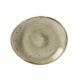 Green Freestyle Plates | Coupe Plates | 155mm Diameter | Steelite Craft V049