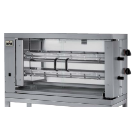 Commercial Chicken Rotisserie Machine | Electric 2 Spit Rotisserie | 12 Chicken Capacity