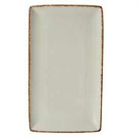 Rectangle Three Plates | Serving Platter | Brown Dapple Design | Steelite VV767