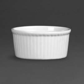 Whiteware Ramekins | Porcelain Dish | 80mm Diameter | Olympia W414