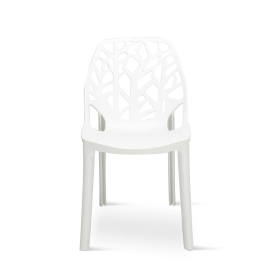 Borrello B2008 Forest Chair in White. Pack of 4.