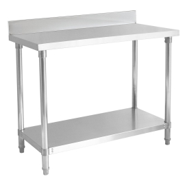 Modena WT1500-Ga Stainless Steel Wall Prep Bench Table - 1500w x 600d x 850h