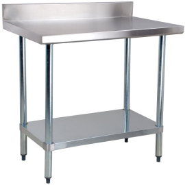 Modena WT900-Ga Stainless Steel Wall Prep Bench Table - 900w x 600d x 850h