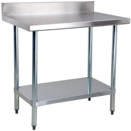 Commercial Wall Prep Bench Table | Stainless Steel Workbench | 900x600x850mm | Modena WT900-Ga