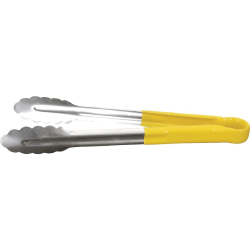 Vogue Colour Coded Yellow Serving Tongs 11 CB157
